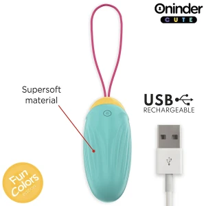 ONINDER CUTE - ÅUF VIBRO-ROTATIF EN SILICONE AVEC PIERRE PRÃCIEUSE - APPLICATION GRATUITE DANS LE MONDE ENTIER